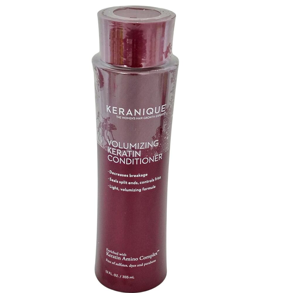 Keranique Volumizing Keratin Conditioner Amino Complex Frizz Breakage 12 oz NEW